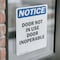 Signmission Door Not In Use Door Inoperable, 7 in W x Rectangle, Vinyl Decal OS-2PACK-NS-D-710-V-11514 - alternate 2
